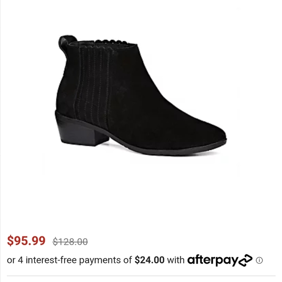 Jack Rogers Liddy water proof suede bootie slip on ankle boots brown - Picture 6 of 6